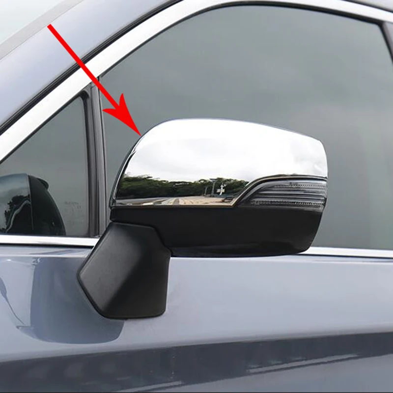 

ABS Chrome Side Rearview Mirror Cover 2PCS For Subaru XV 2017 2018 2019 Car Styling Decoration Covers Accessories