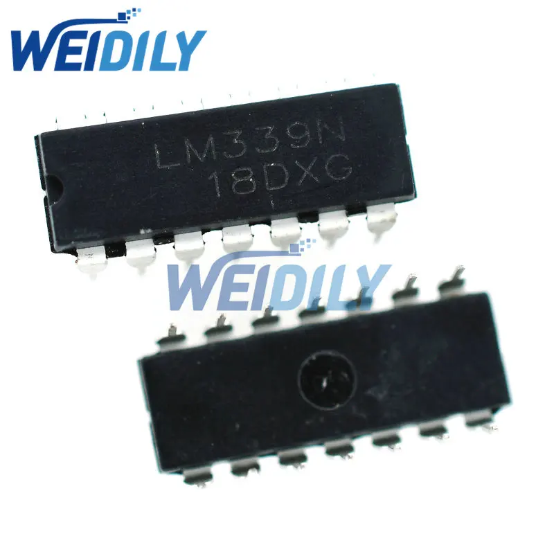 10 шт. LM339 LM339N lm339 новый оптовый прецизионный Компаратор напряжения DIP-14 IC |