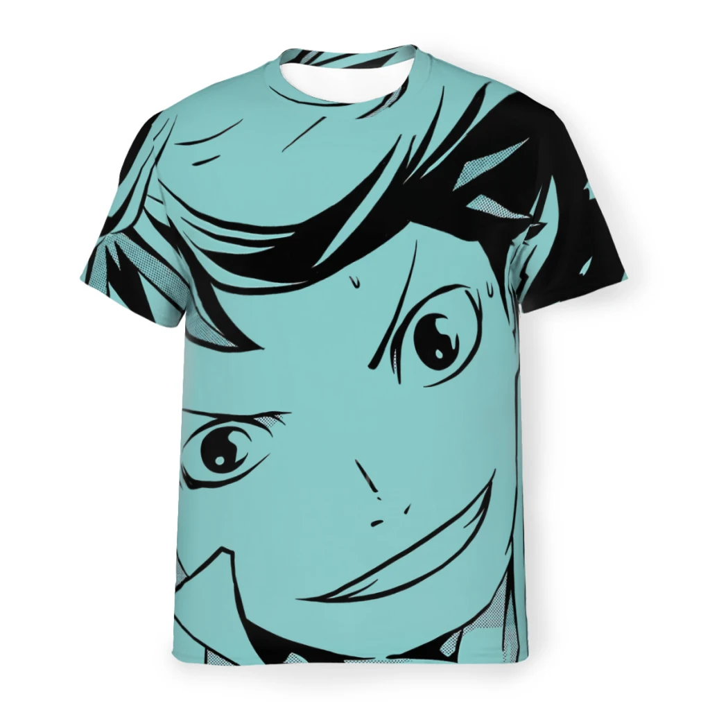

Fan Art Oikawa Tooru Polyester TShirts Haikyuu Male Harajuku Streetwear Thin T Shirt O Neck