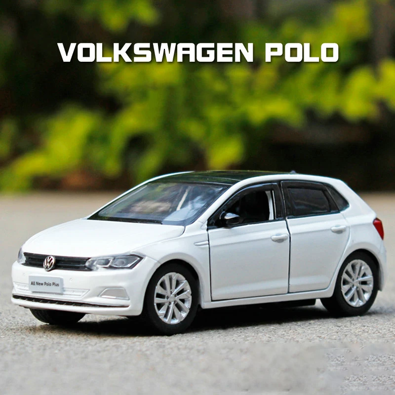 1:32 VW All New Polo-PLUS Simulation Toy Vehicles Model Alloy Children Toys Genuine License Collection Gift Off-Road Car Kids