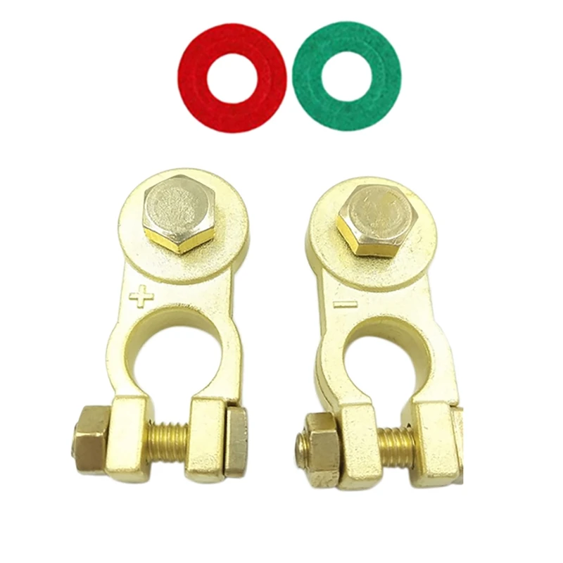 

Positive & Negative Battery Terminals Connectors Clamps Terminal Connector Car Van Motorhome