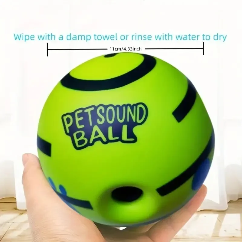 Интерактивная Игрушка Для Собак Вращающийся Телефонный Шар Со Звуком Скрипучая