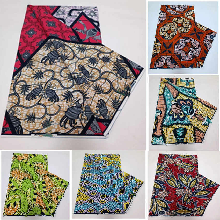 Африканская настоящая восковая ткань Африканский Воск для нигерийского