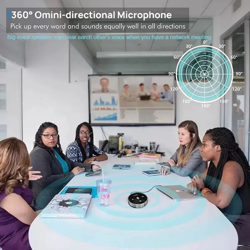 Микрофон конденсаторный Bluetooth Bt USB 360