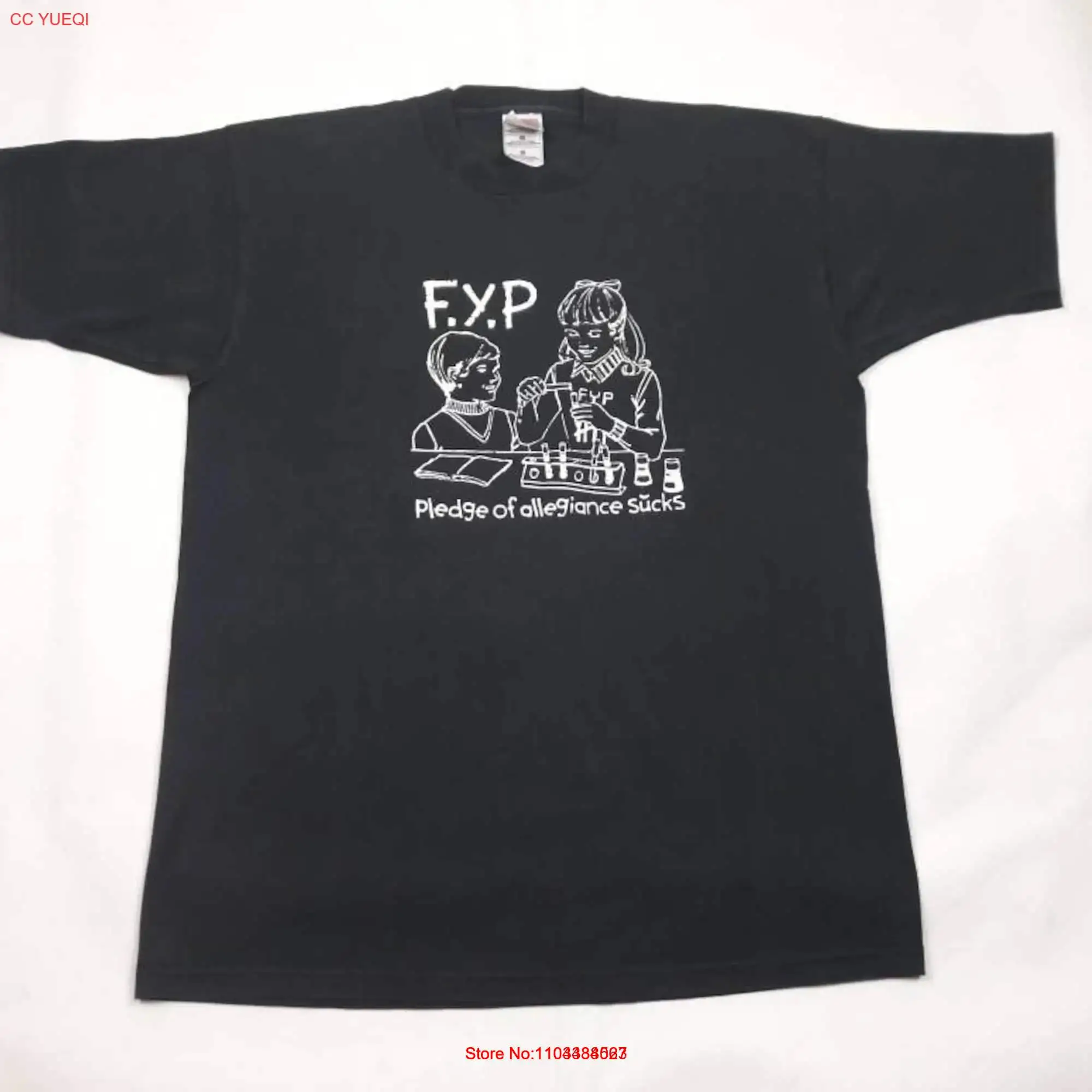 Винтажная футболка 1996 F Y P Hardcore Thrash Crossover Punk NYHC Cro Mags Leeway Sick Of It All DRI Cryptic Slaughter