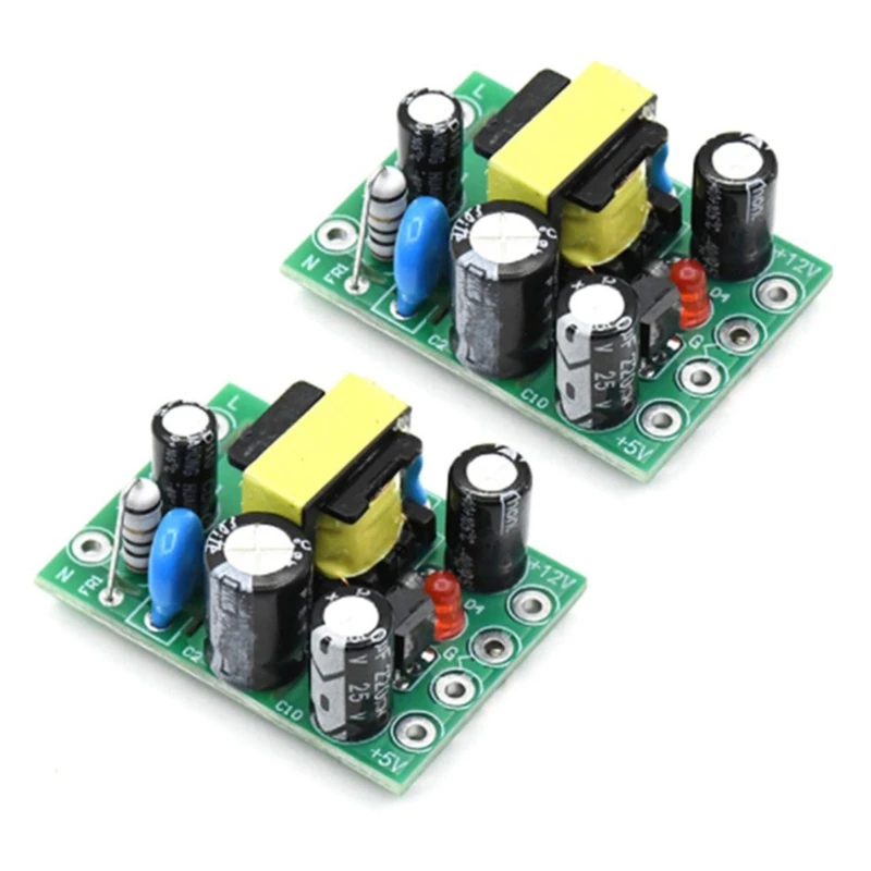 

2X Xh-M299 Switching Power Supply Module Ac-Dc Isolated Pcb Board Input 110-220V Output 12V0.5A + 5V
