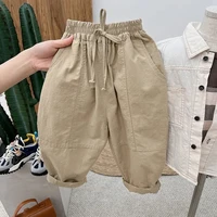 childrens baby boys pants spring autumn new loose casual pants trousers summer fashion boys cotton anti mosquito pants p4 647
