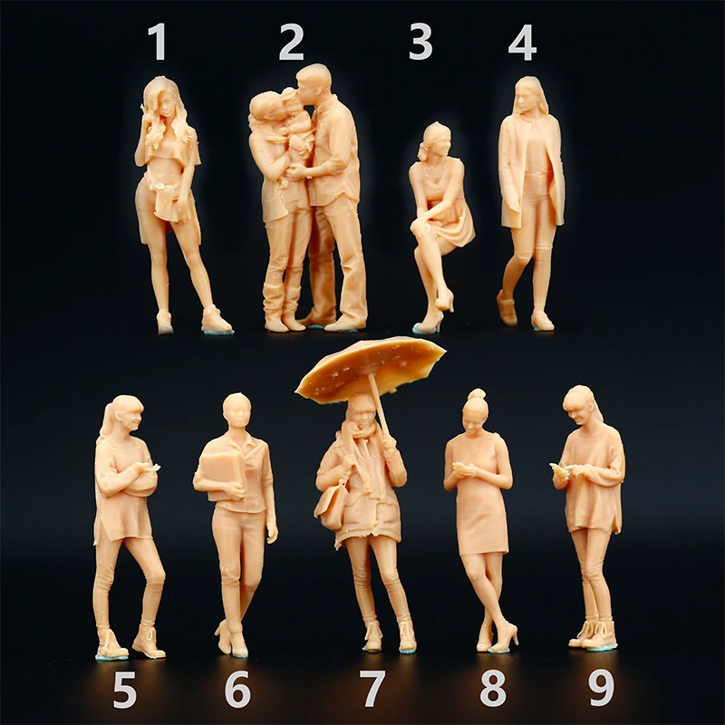 1:64 красота Досуг семья трех Rdinary Мужчины Женщины фигурки модели Миниатюрные