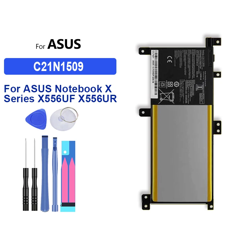 Сменный аккумулятор C21N1509 емкостью 4840 мАч для ноутбуков ASUS серии X 556UF X556UR X556UV FL5900U
