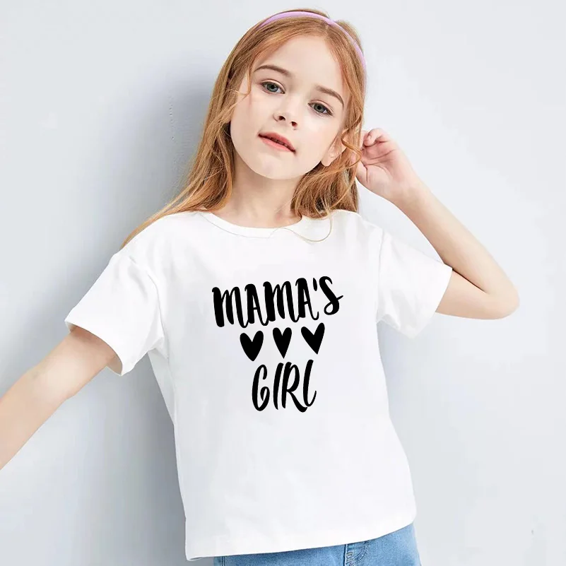 Рубашка Mamas для мальчиков и девочек одежда мамы сына дочери подходящие наряды