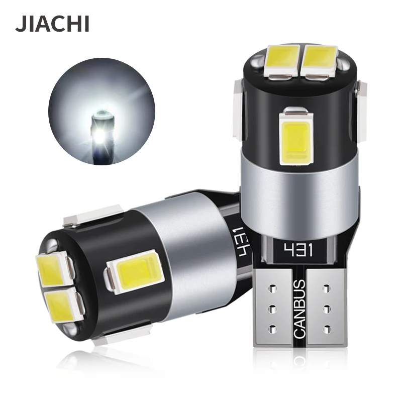 JIACHI Factory 2 шт. ультра яркий светодиодный светильник T10 Canbus без ошибок 501 W5W лампы 2825