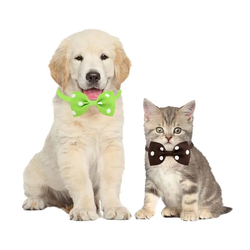 50/100 шт. галстуки-бабочки для маленьких собак