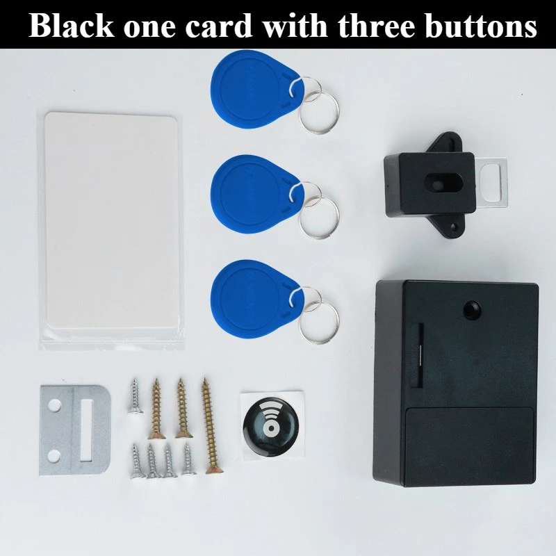 Умный датчик, невидимый замок, RFID-карта, ключ, замок для ящика, скрытые цифровые замки без перфорации, сделай сам, для шкафа, гардероба, мебели
