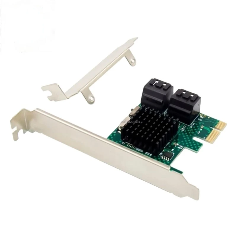 

SATA3.0 To 4 Port 6G PCI-E to SATA3.0 Expansion Miner SSD IPFS Adapter PCI-E SATA 3 Converter for hdd SSD chip asm1061