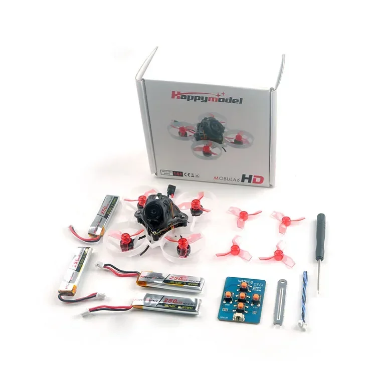 HappyModel Mobula6 HD V2 65 мм FPV Tinywhoop CrazybeeF4 Lite V3.1 5A 400 мВт Runcam Split3 1080P DVR EX0802 KV19000 1S