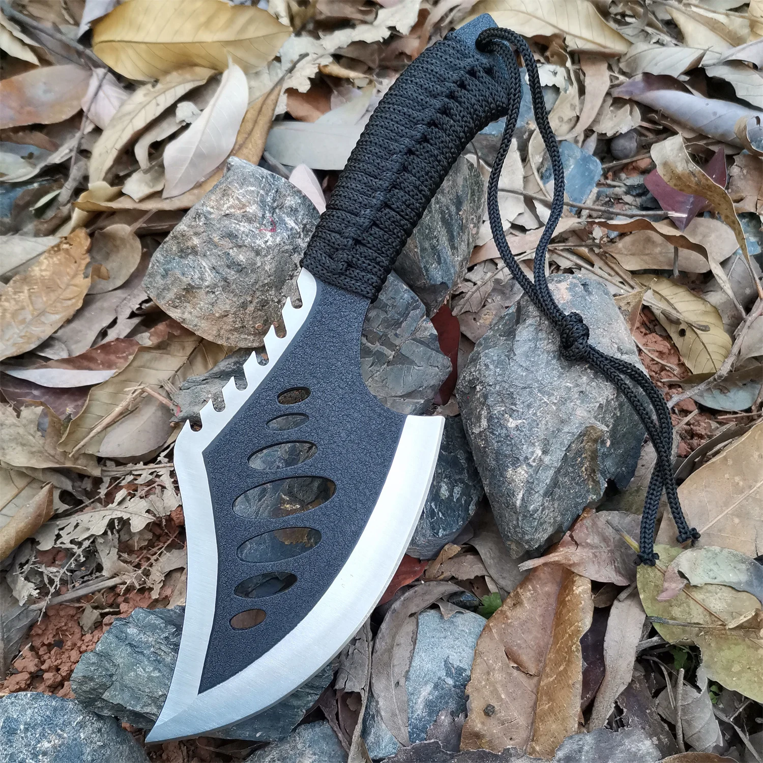 CS тактический топор Tomahawk кованый термообработанный инструмент для выживания из