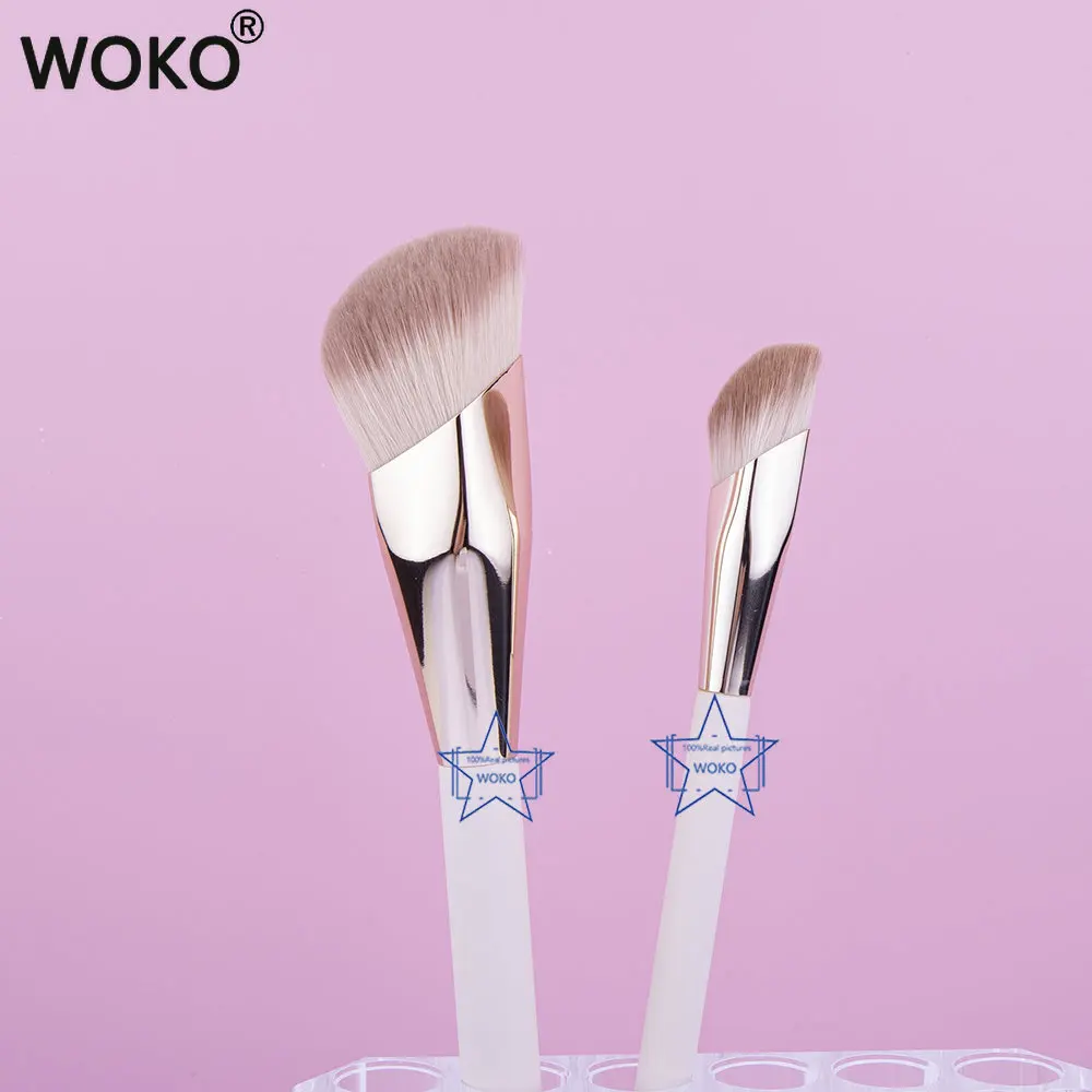 

New Rare-Selena Makeup Brushes Soft Synthetic Hair Finger Belly Foundation Blush Concealer Brush Cosmetics Beauty Make Up Tool