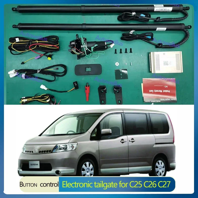 

Для Nissan Serena C25 C26 C27 электрическая задняя дверь модифицированная задняя дверь модификация автомобиля автоматический подъем задней двери автозапчасти