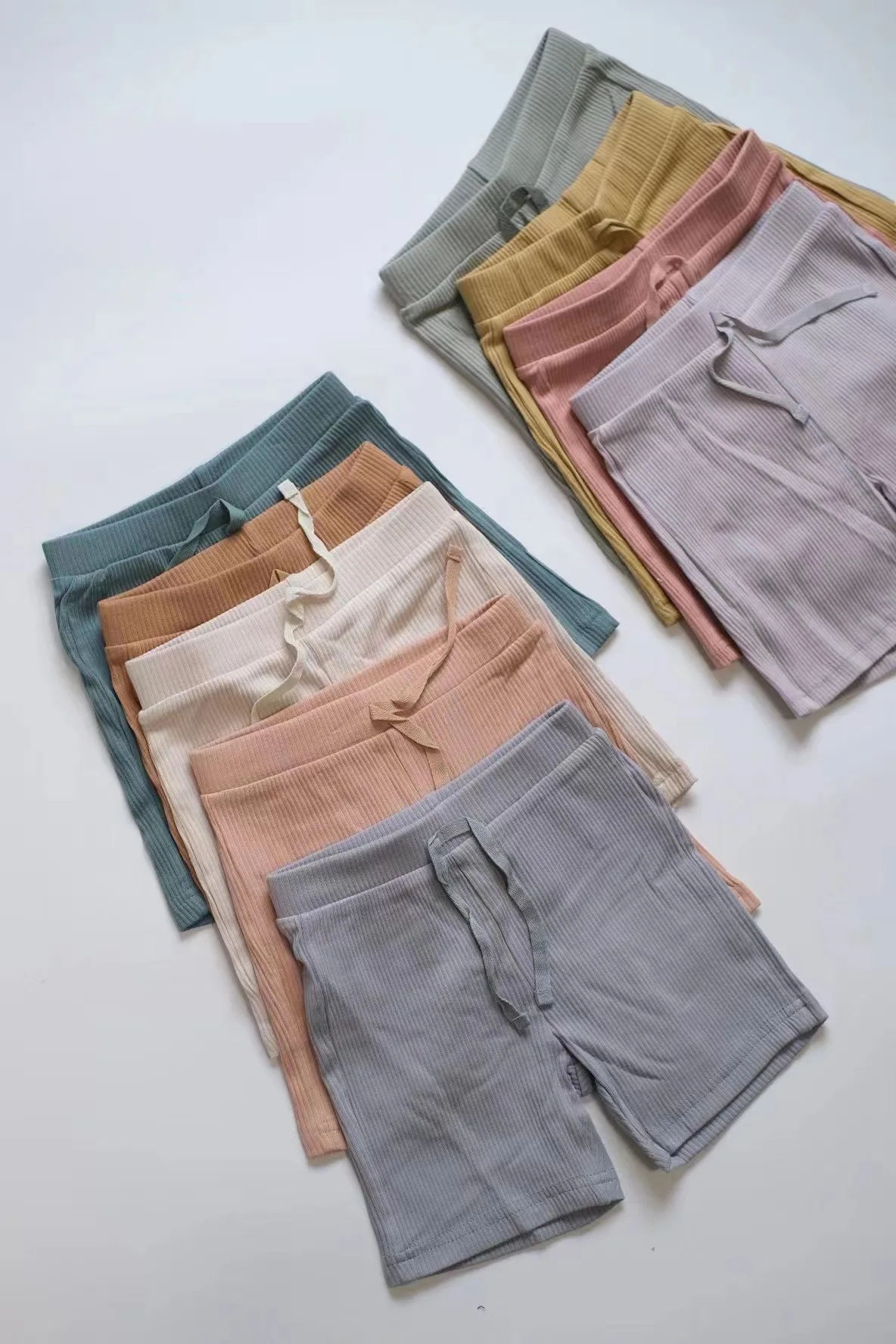 

Jenny&Dave Spring/Summer 2023 modal cotton super comfortable thread high-end Morandi children's pocket shorts for children