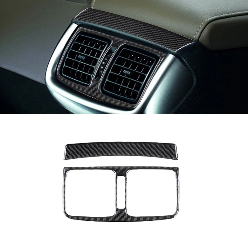 Для Toyota Hilux 2015-2021 наклейка на заднюю вентиляционную решетку из углеродного