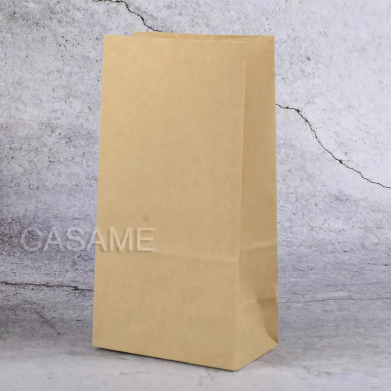 

Мини-пакеты из крафт-бумаги в горошек casame