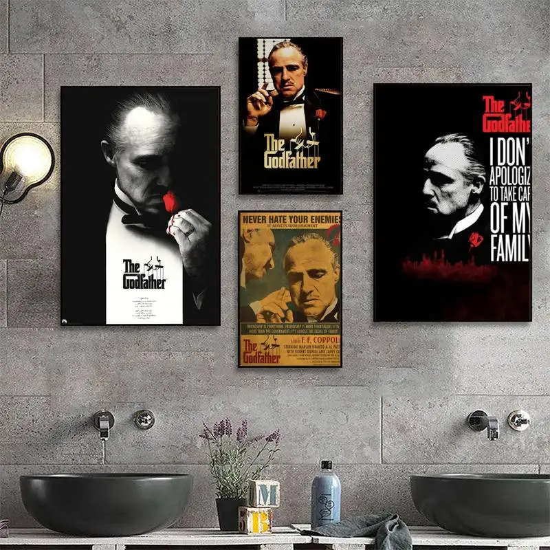 

Babaite Classic Movie Pulp Fiction Poster Retro Kraft Paper Sticker DIY Room Bar Cafe Room Wall Decor