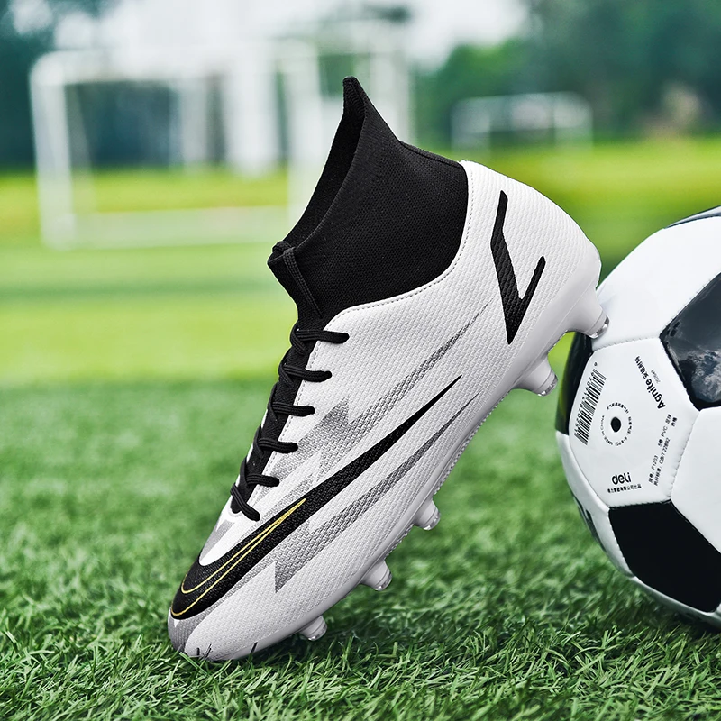 

Quality Messi Soccer Cleats Durable Lightweight Low Top Football Shoes Comfortable Futsal Training Sneakers Wholesale 32-47 Size