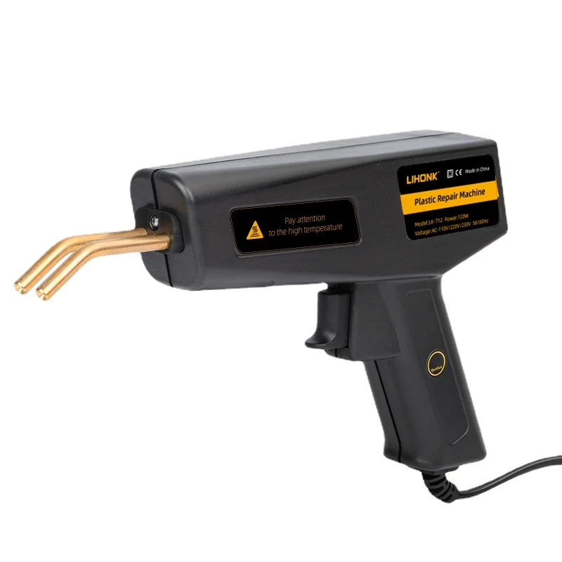 Fast Free Ship 120W Professional Garage Tool Hot Stapler Plastic Welding Gun for Auto Bumper Fender Repair with 400pc Wave Nails