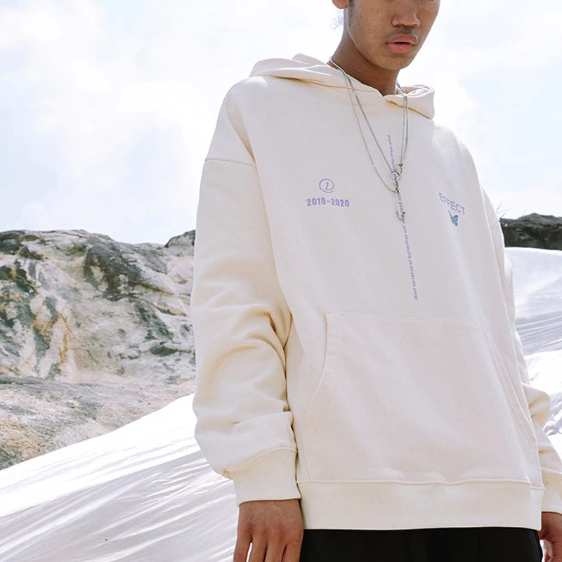 

Мужская одежда весна 2022 Толстовка в стиле хип-хоп Harajuku с принтом бабочки унисекс Повседневная Толстовка с длинным рукавом пуловер оверсайз ...