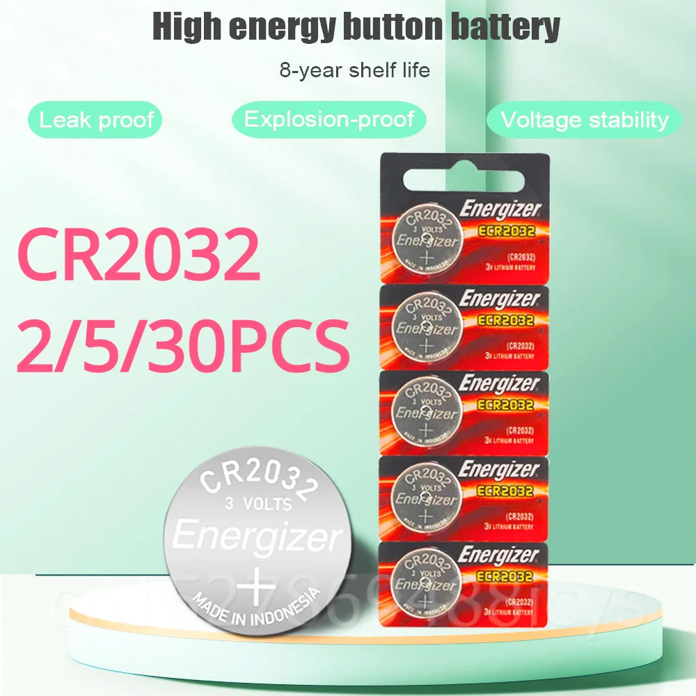 New CR2032 CR 2032 3V  Lithium Battery for Watch Toy Calculator Control DL2032 ECR2032 BR2032 Button Coin Car Remote Cell
