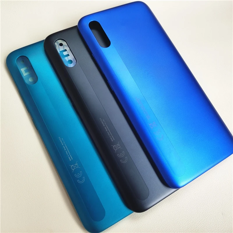 Пластиковая Задняя крышка корпуса для Xiaomi Redmi 9A Крышка запасной жесткий чехол
