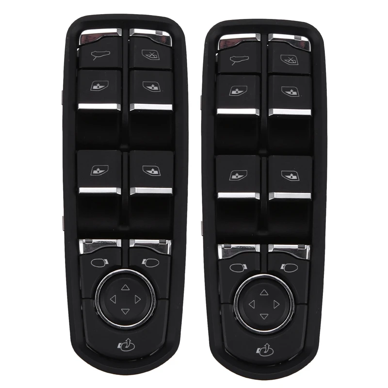 

2X Новый переключатель окна передней двери для Porsche Panamera Cayenne 7PP959858MDML
