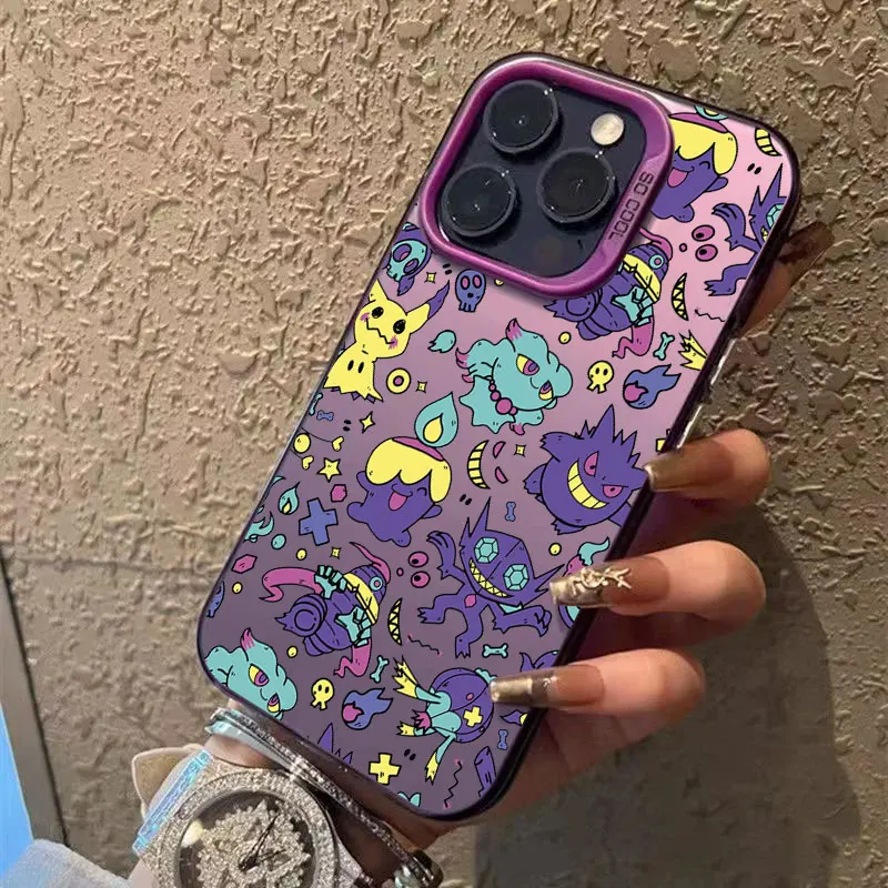 Чехол с изображением аниме Pocket Monster Pokemon для Apple iPhone 16e 16 14 15 13 11 Pro Max чехол Plus 12 Mini