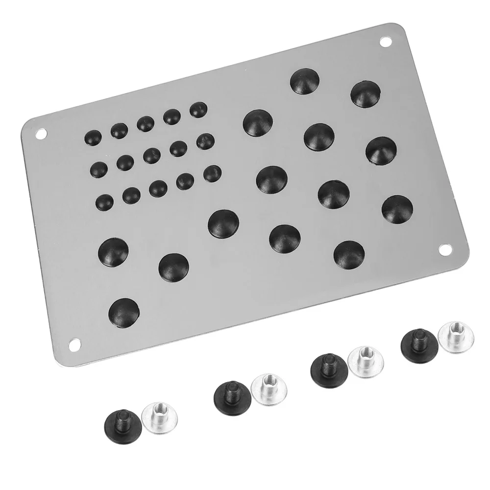 

Универсальная накладка на пятку для ног, автомобильный напольный коврик, противоскользящая накладка, пластина из автосплава