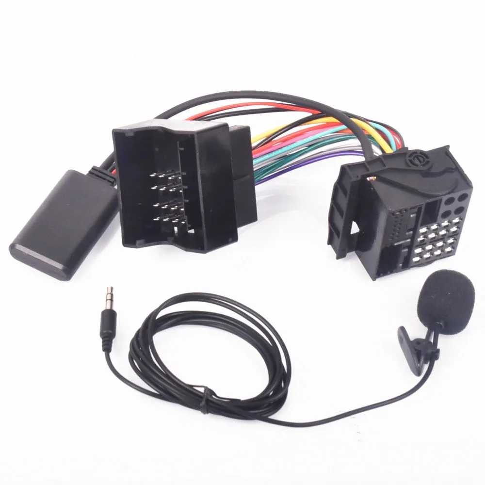 

Bluetooth 5.0 AUX аудиоадаптер для BMW E39 X5 X3 Z4 R50 R53, автомобильный Bluetooth-микрофонный кабель для CD-плеера, громкая связь, Plug & Play