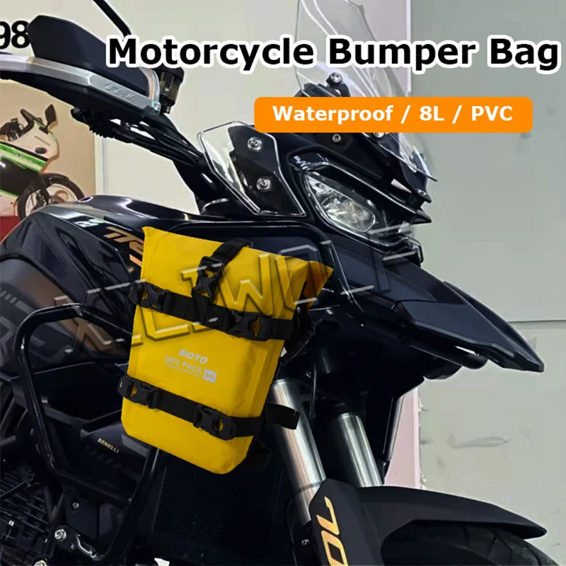 For Honda CB400X BMW R1250GS R1200GS Adventure Motorcycle Multifunctional Waterproof Bumper Bag Fall Protection Bar Storage Bag