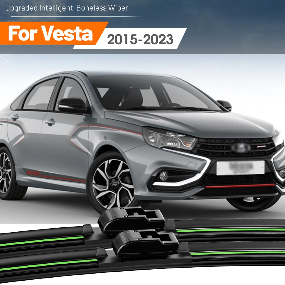2 sztuki do wycieraczek przedniej szyby Lada Vesta 2015-2023 2016 2017 2018 2019 2020 2021 2022 Akcesoria szyb przednich