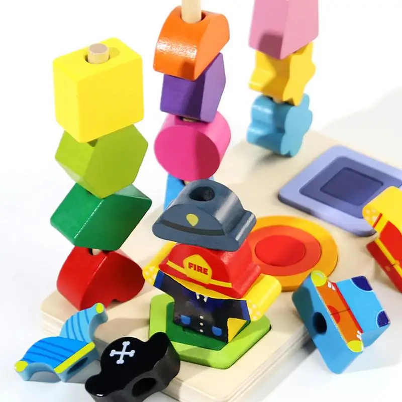 Игрушки для сортировки цветов малышей 3-5 лет в форме медведя сортировщик форм