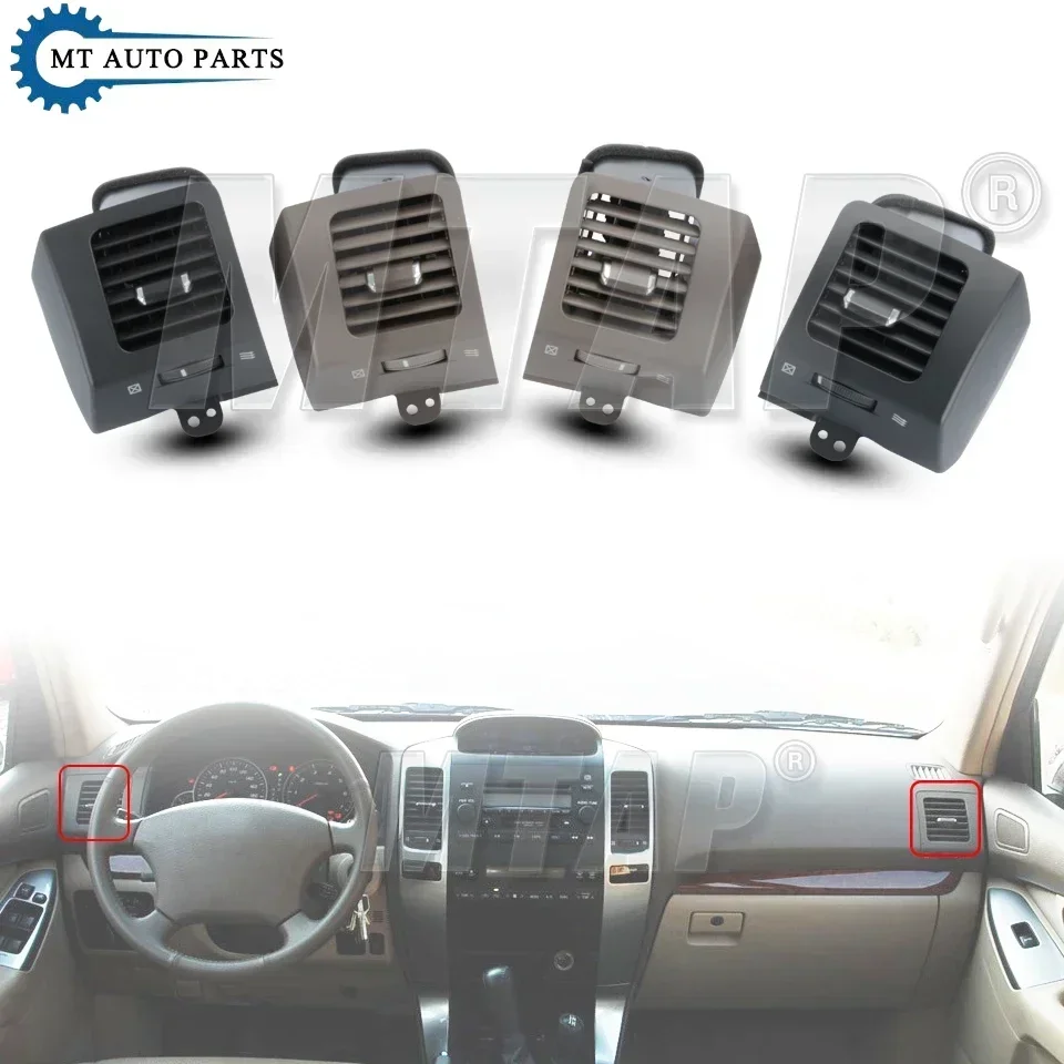 

MTAP для TOYOTA LAND CRUISER PRADO 2003 ~ 2009 для LEXUS GX470, автомобильная решетка вентиляционного отверстия кондиционера, боковая Выходная панель, крышка решетки