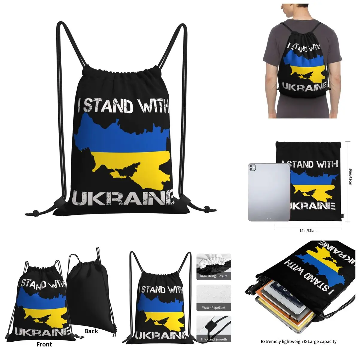 

Украинские Сумки на шнурках, милый рюкзак, саркастическая пехотная сумка Содружества