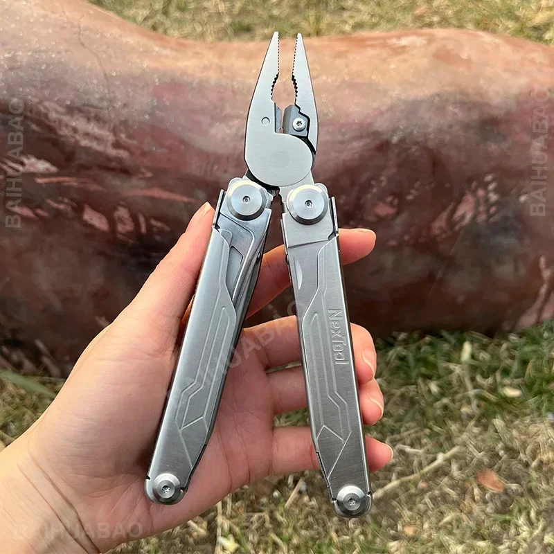 Многофункциональные плоскогубцы NexTool Капитан 19 в 1 складные ножницы