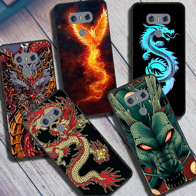 Мягкий чехол с рисунком животных Дракона Для LG G6, силиконовый милый мультяшный чехол для LG G5 G 6 LGG6 LGG5 G 5, Чехлы, бампер, чехол