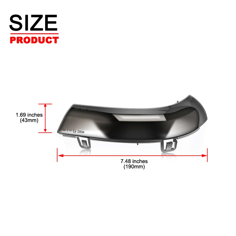 Для VW Golf MK5 GTI EOS Jetta Passat Sharan Skoda Превосходные светодиодные лампы бокового зеркала