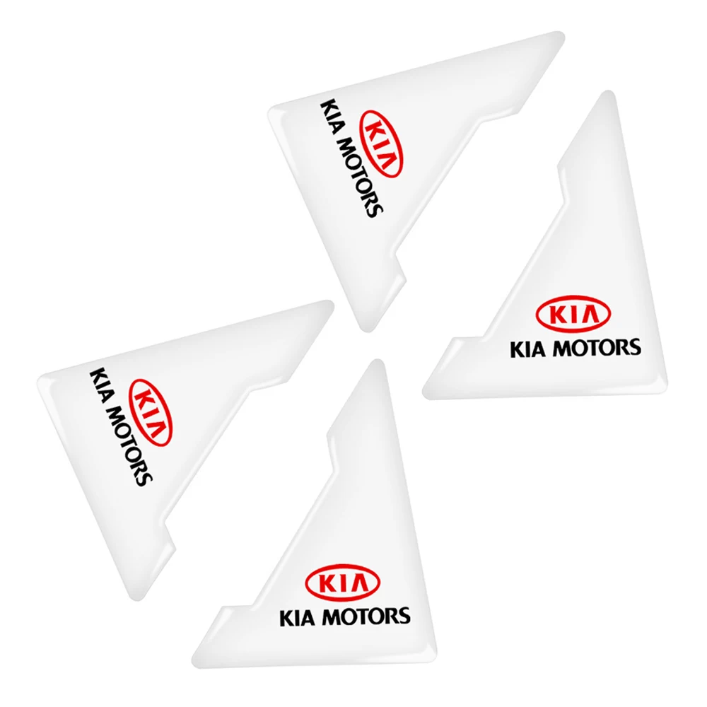 

2/4 шт., угловой декоративный бампер для передней двери автомобиля, защита от столкновений для Kia Sorento Rio Ceed Sportage Cerato Soul Picanto Optima