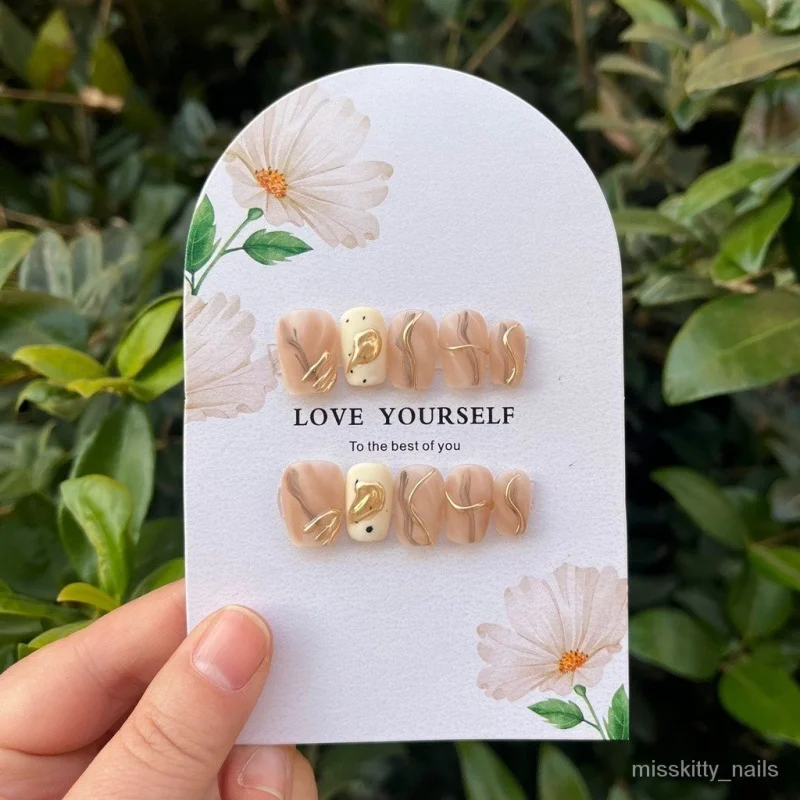 Misskitty ручная работа короткая лестница искусственный цвет кофе цветущий простой