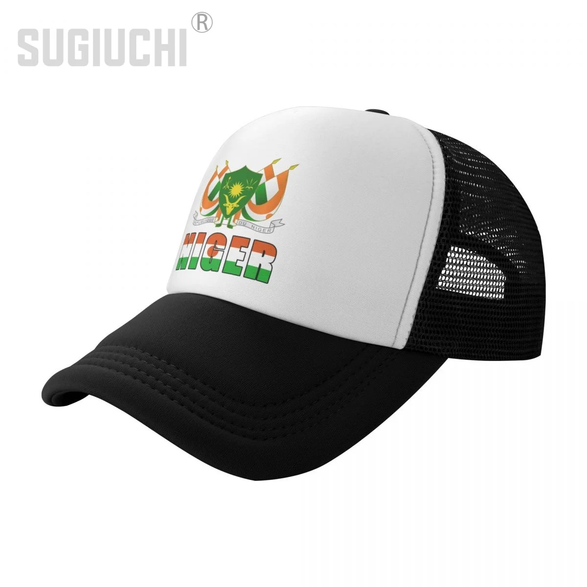 Niger Letter Flag Emblem Trucker For Men Women Born All The People Retro Baseball Caps Cool