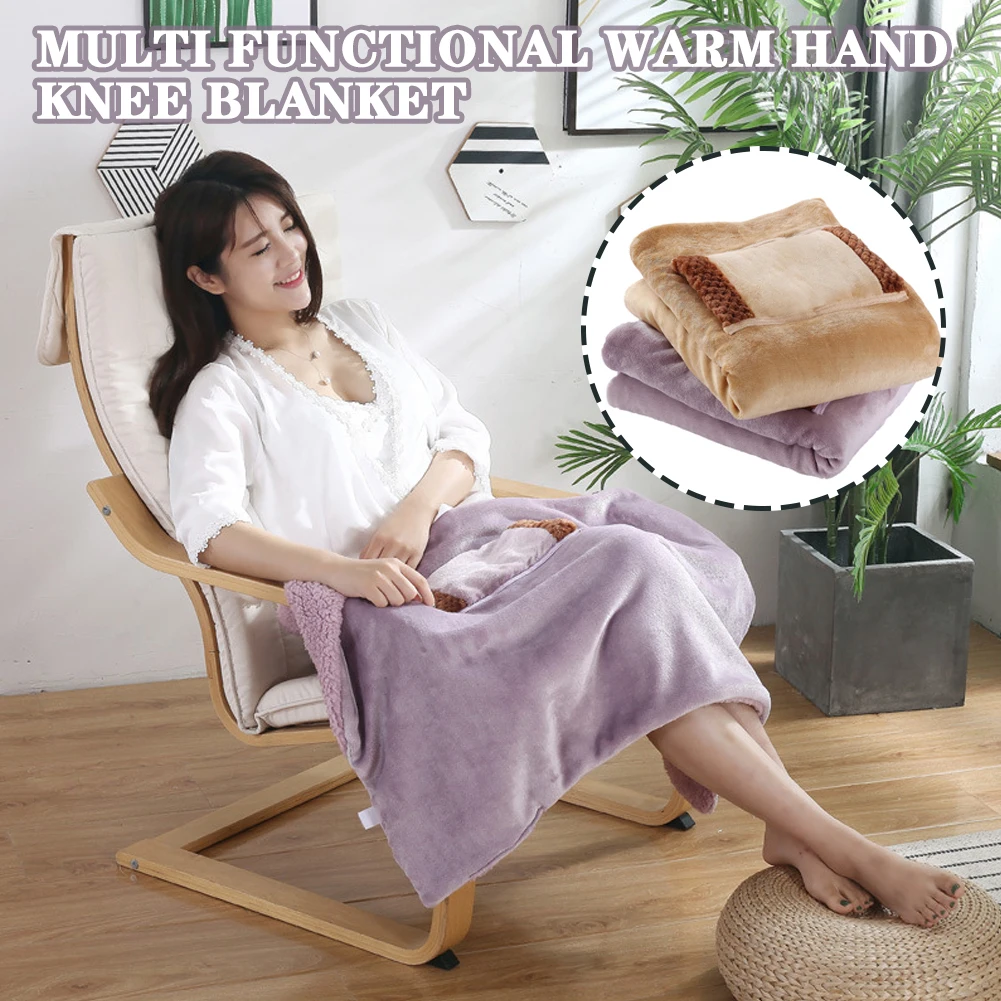 

5V 60*80cm Electric Blankets Soft Thicker Heater Bed Warmer Winter Heating Blanket Washable Thermostat Office Blanket Bed Warmer