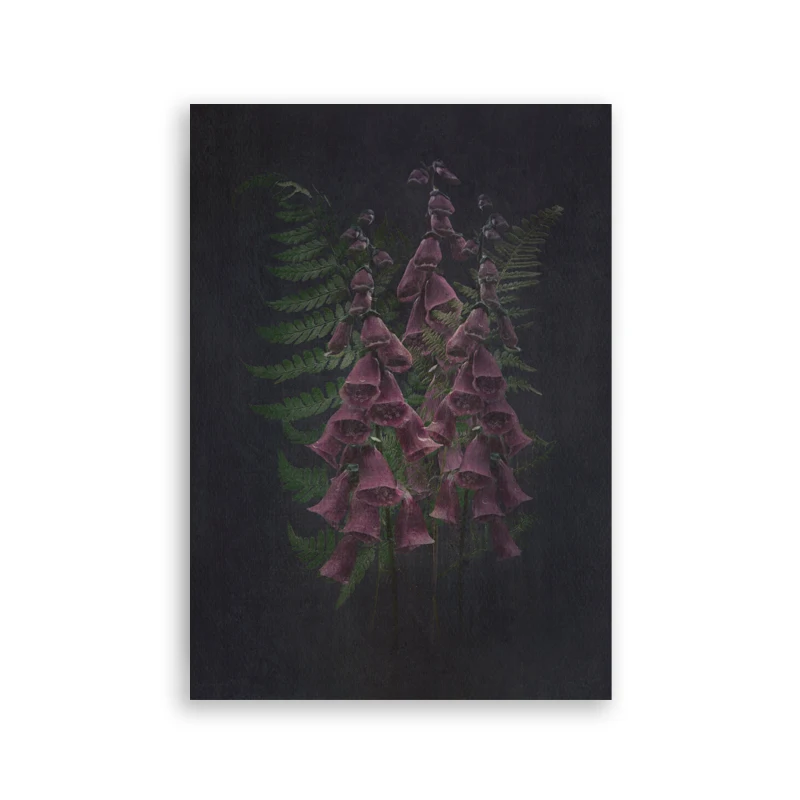 

Винтажный ботанический постер с принтом бабочек wall's tale