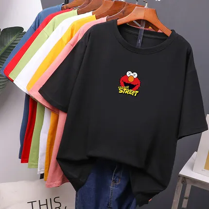 

2021 Cotton short sleeve T-shirt for women Casual Broadcloth Short good quality