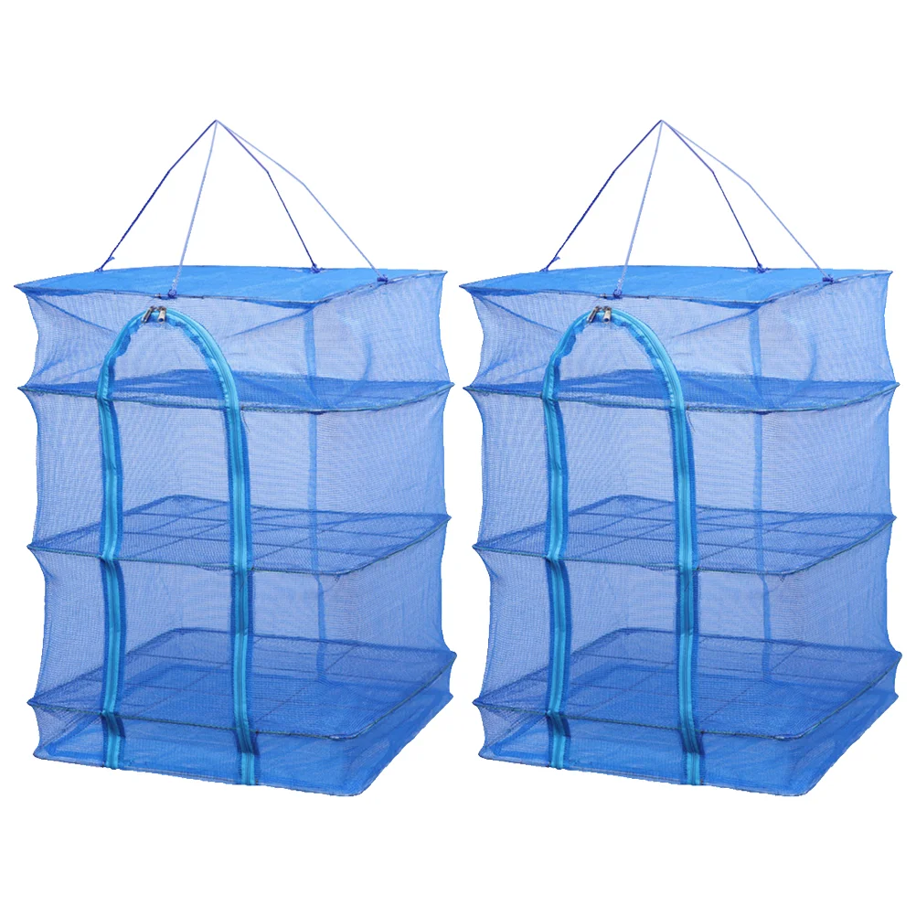 

2pcs Folding Practical Convenient Storage Baskets Dryer Nets for Men Adults